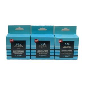 NEW Walgreens Gel Nail Polish Remover Pads Box (3 Boxes / 10 Pads Each)